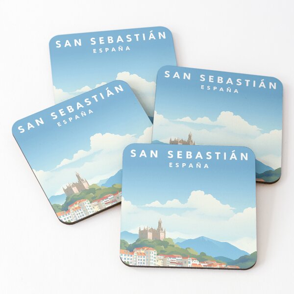 Artikelvorschau, San Sebastian Spanien Reisedruck Donostia entworfen und verkauft von Wander-World.