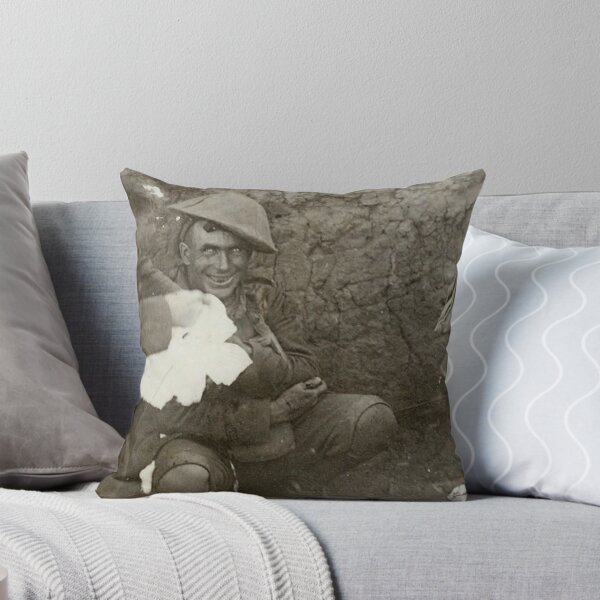 Item preview, Vintage photo Soldier in WWI Trenches designed and sold by Vintage Designs +.