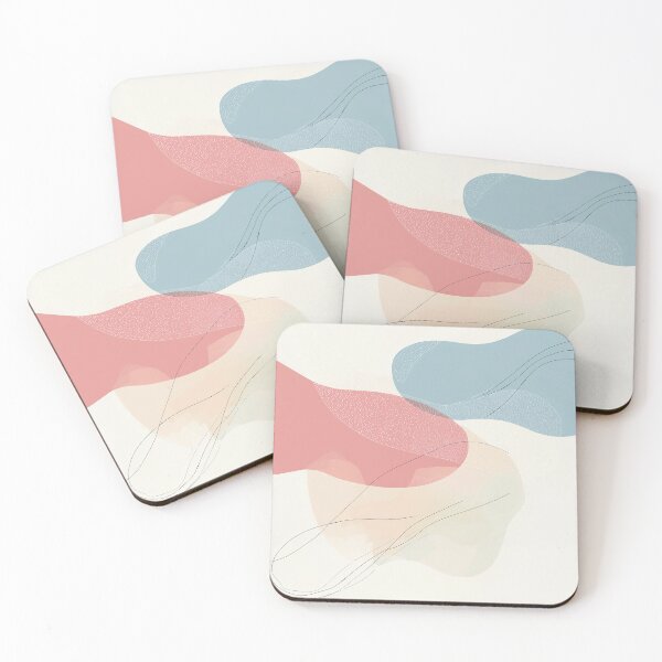 Item preview, Soft Abstract Shapes in Pastel Tones designed and sold by The Artful Nook.