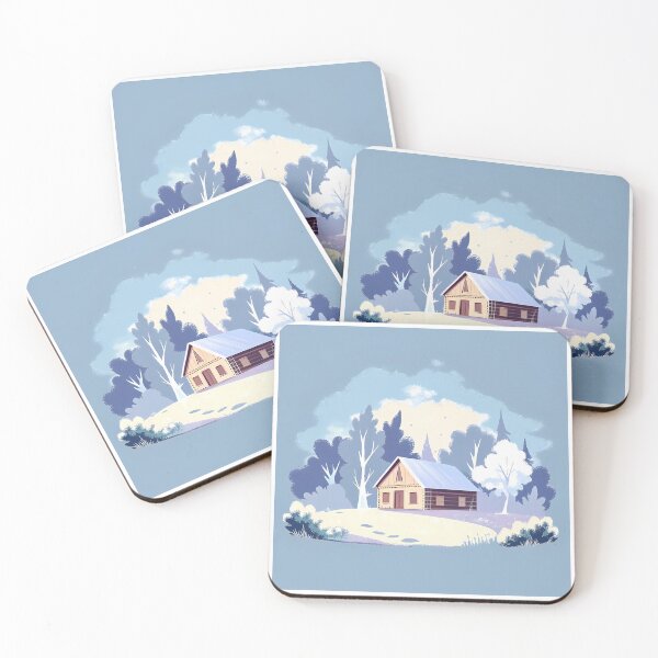 Item preview, Landscape Nature Woodhouse Rural Forest designed and sold by ART ATTACK ZONE.
