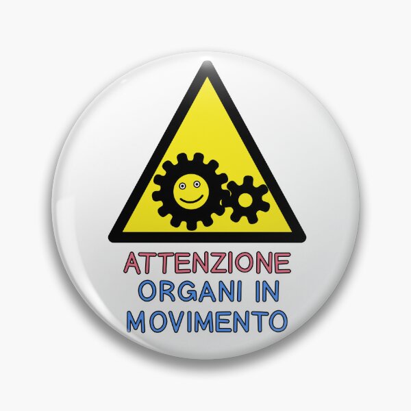 Item preview, Organi in movimento! (Funny sign) designed and sold by zzerga.