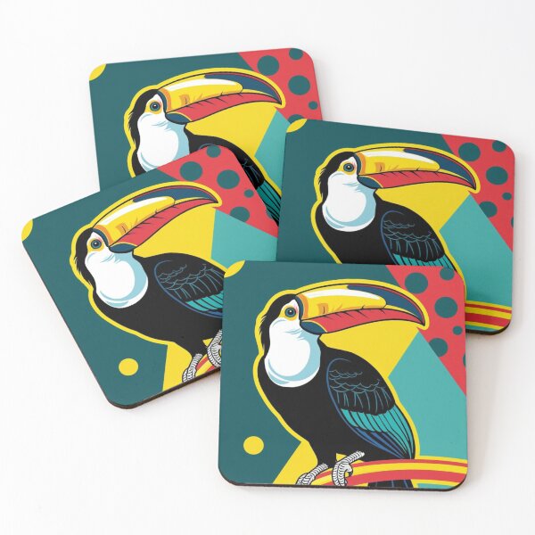 Artikelvorschau, Farbenfroher, heller Tukan-Vogel entworfen und verkauft von PaperCraftersUk.