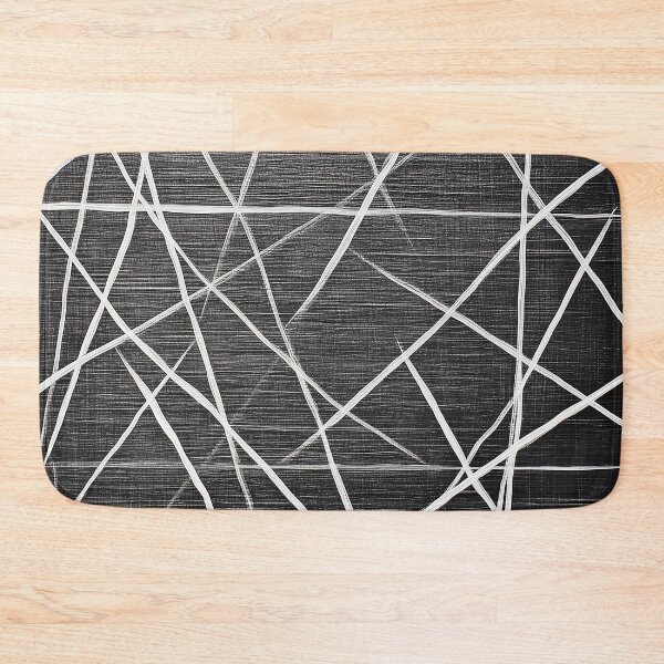 Item preview, Pattern: long, thin white lines on a dark gray background designed and sold by Animals, Nature & Landscapes.