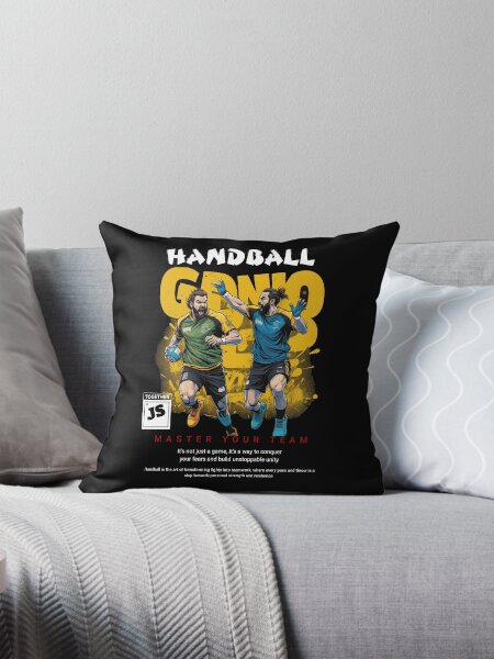 Item preview, Master Your Team – Design with 2 handball players for fans designed and sold by jumpercats.