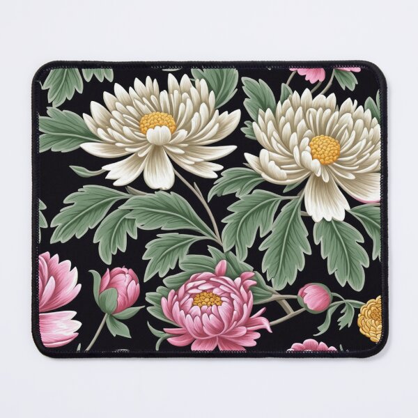 Item preview, Blossom trees with rose, peony, chrysanthemum. Jacobean embroidery style designed and sold by Giuseppe Cammino.