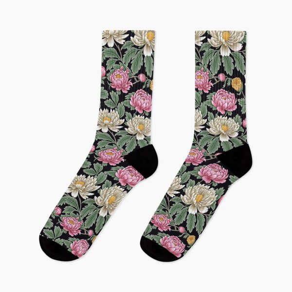 Item preview, Blossom trees with rose, peony, chrysanthemum. Jacobean embroidery style designed and sold by Giuseppe Cammino.