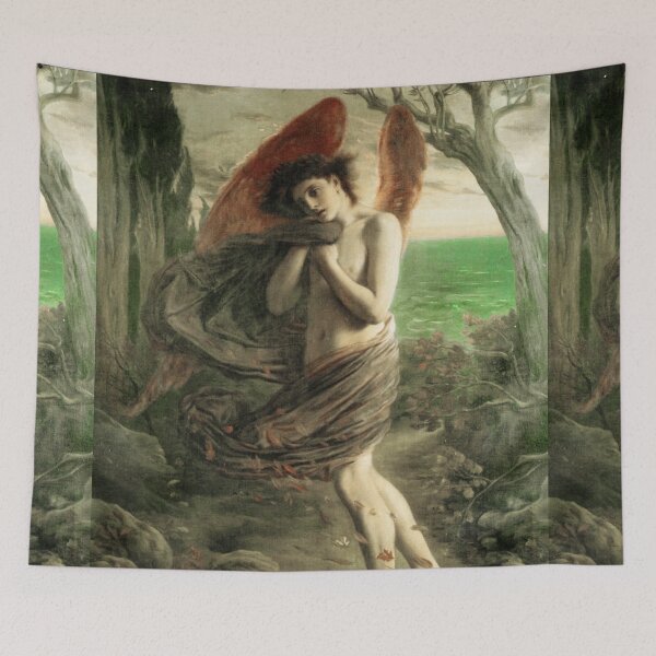 Item preview, An Angel vintage Italian Renaissance painting designed and sold by Vintage Designs +.