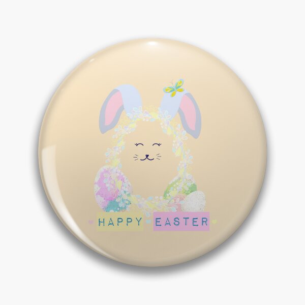 Item preview, Vector Easter Illustration with Wreath, Hare's Face and Ears designed and sold by amatiana.
