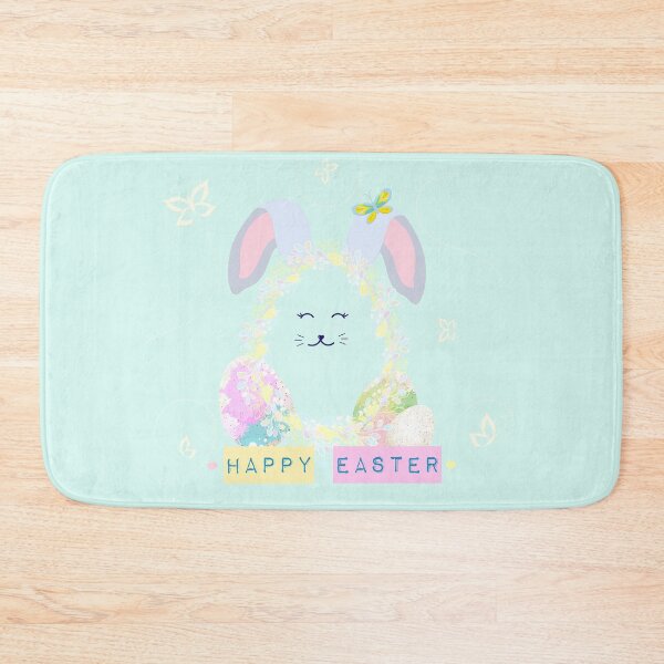 Item preview, Vector Easter Illustration with Wreath, Hare's Face and Ears designed and sold by amatiana.