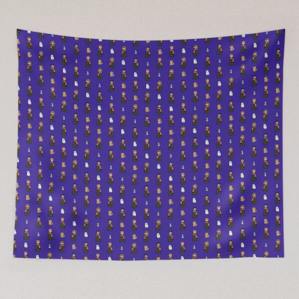 Item preview, Mini - Golden Trio Pattern Midnight Blue designed and sold by Epicenter88.