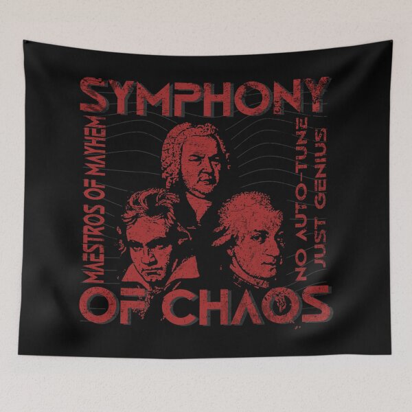 Item preview, Symphony of Chaos - Classical Music Rebels T-Shirt designed and sold by SRZT.