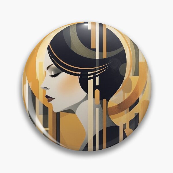 Item preview, Art deco woman 156 designed and sold by Made-by-Gus.
