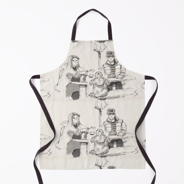 Item preview, Young Family at Picnic Table drawing designed and sold by MikeJory.