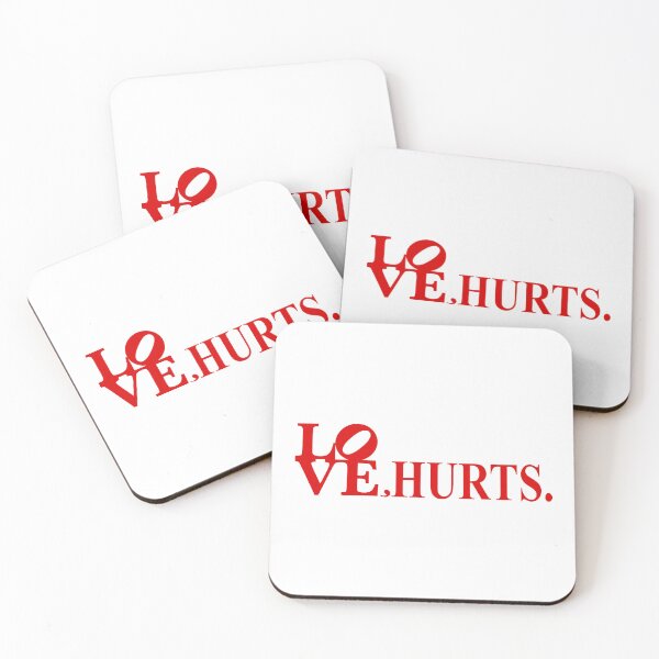 Item preview, LOVE, HURTS. designed and sold by LostCauseDesign.