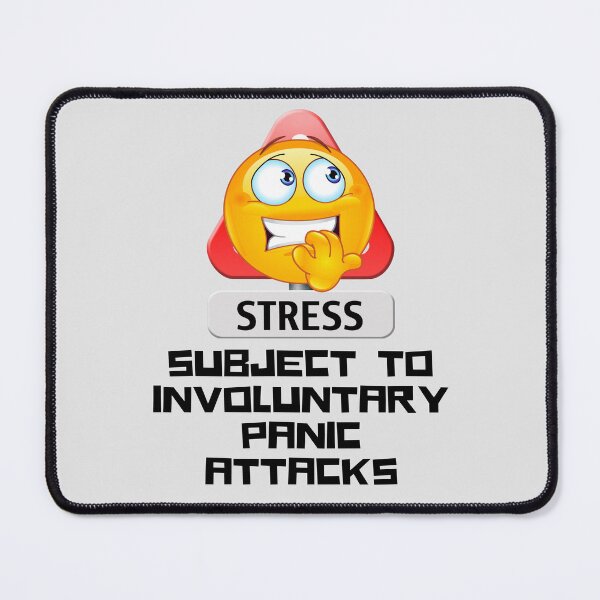 Item preview, Warning! - Subject to Involuntary Panic Attacks. designed and sold by MPC-Mince-Pies.