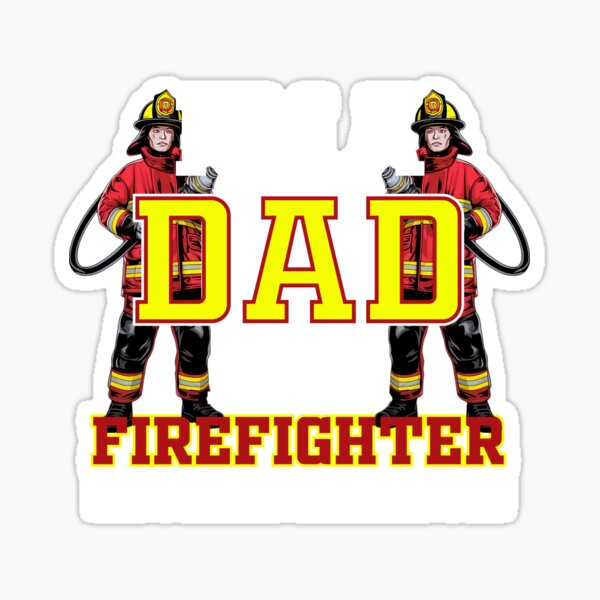 Item preview, Dad Superhero Firefighter, man, birthday, father's day, fireman, hero designed and sold by happinesproject.