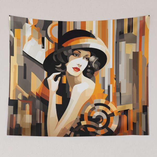 Item preview, Art deco woman 176 designed and sold by Made-by-Gus.