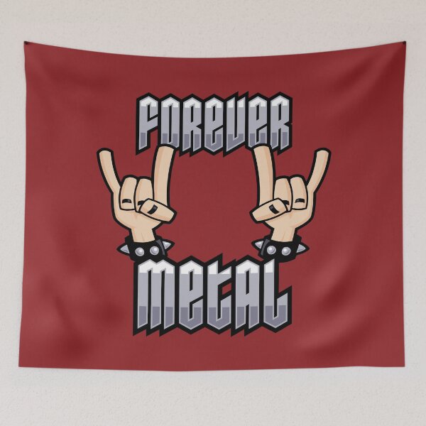 Item preview, Forever Metal Heavy Metal Devil Horns Hand Gesture designed and sold by fizzgig.