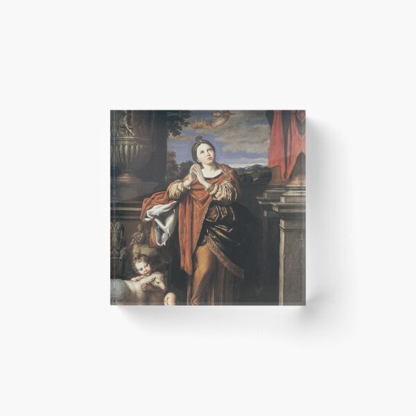 Item preview, Saint Agnes By Domenichino designed and sold by Vintage Designs +.