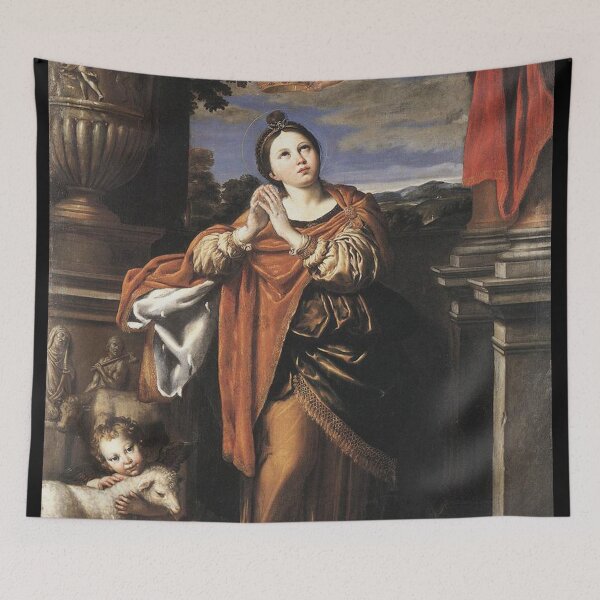 Item preview, Saint Agnes By Domenichino designed and sold by Vintage Designs +.