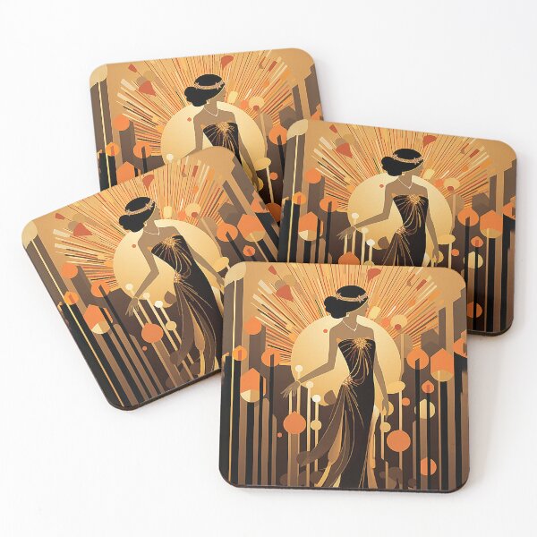 Item preview, Art deco woman 152 designed and sold by Made-by-Gus.