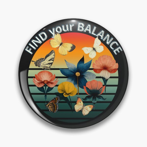 Item preview, Find your balance-flowers and butterflies. designed and sold by MGfashionnew.