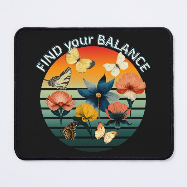 Item preview, Find your balance-flowers and butterflies. designed and sold by MGfashionnew.