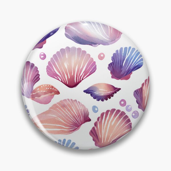Item preview, Seashells and pearls, orange and violet designed and sold by Gioia-JJ.