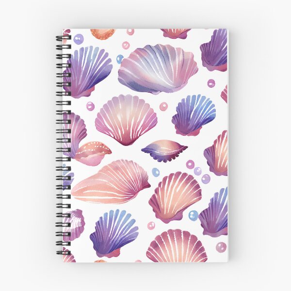 Item preview, Seashells and pearls, orange and violet designed and sold by Gioia-JJ.