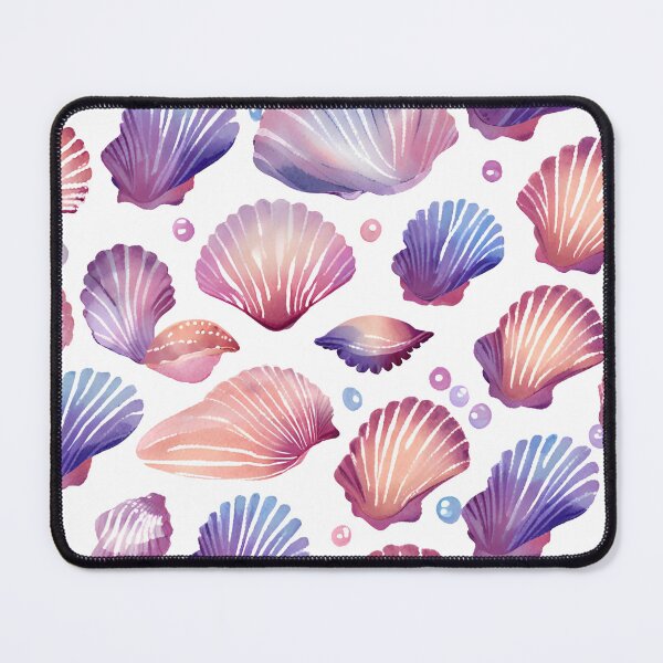 Item preview, Seashells and pearls, orange and violet designed and sold by Gioia-JJ.