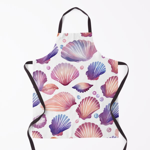 Item preview, Seashells and pearls, orange and violet designed and sold by Gioia-JJ.