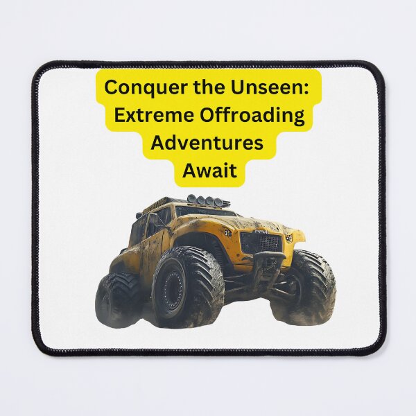 Item preview, "Extreme Off-Roading Beast – Rugged All-Terrain Vehicle Adventure Art" designed and sold by ValhallaPrint.
