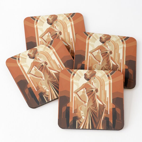 Item preview, Art deco woman 63 designed and sold by Made-by-Gus.