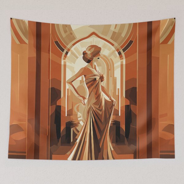 Item preview, Art deco woman 63 designed and sold by Made-by-Gus.