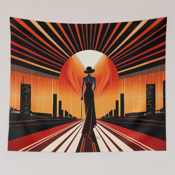 Item preview, Art deco woman 55 designed and sold by Made-by-Gus.