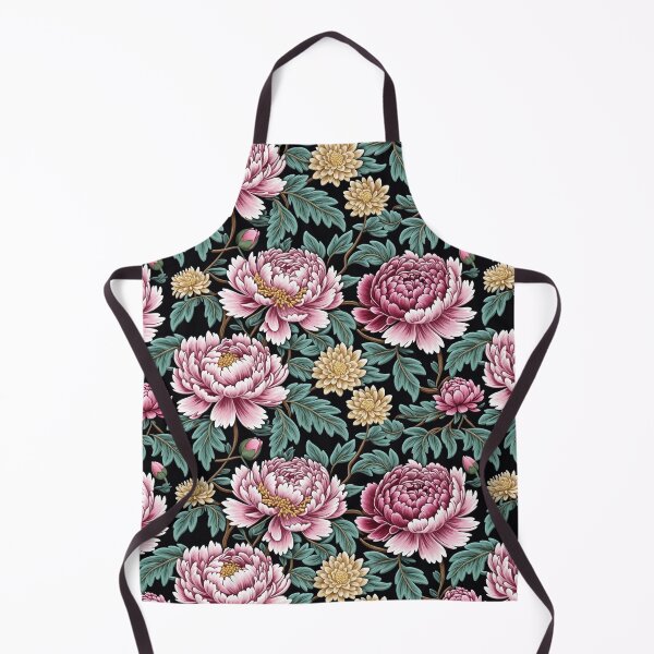 Item preview, Blossom trees with rose, peony, chrysanthemum. Jacobean embroidery style designed and sold by Giuseppe Cammino.