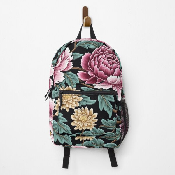 Item preview, Blossom trees with rose, peony, chrysanthemum. Jacobean embroidery style designed and sold by Giuseppe Cammino.