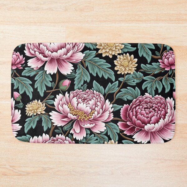Item preview, Blossom trees with rose, peony, chrysanthemum. Jacobean embroidery style designed and sold by Giuseppe Cammino.