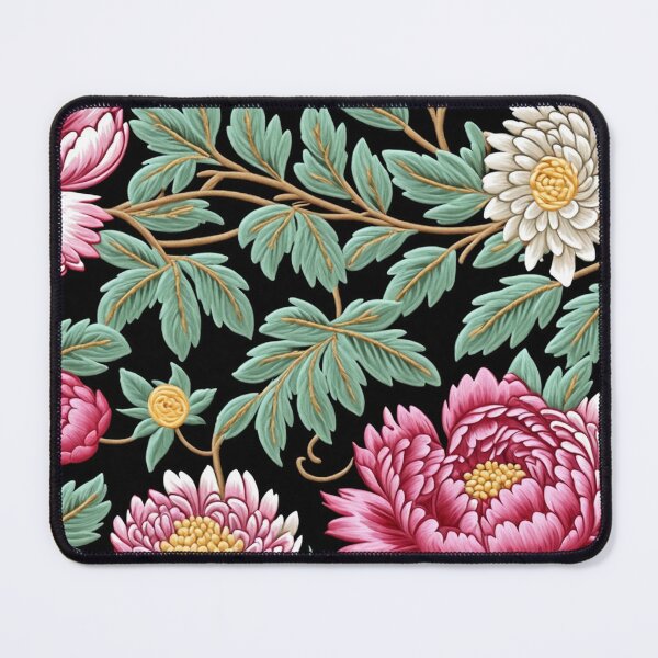 Item preview, Blossom trees with rose, peony, chrysanthemum. Jacobean embroidery style designed and sold by Giuseppe Cammino.