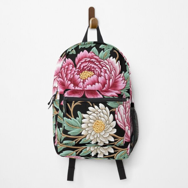Item preview, Blossom trees with rose, peony, chrysanthemum. Jacobean embroidery style designed and sold by Giuseppe Cammino.