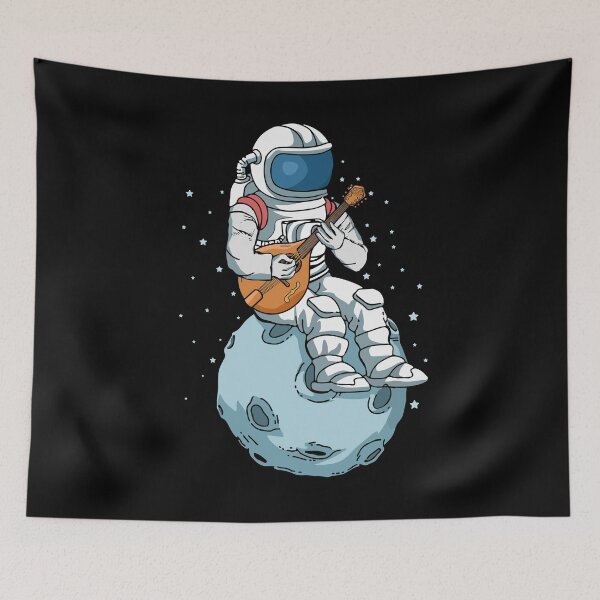 Item preview, Astronaut Playing Mandolin Country Music Bluegrass designed and sold by DSWShirts.