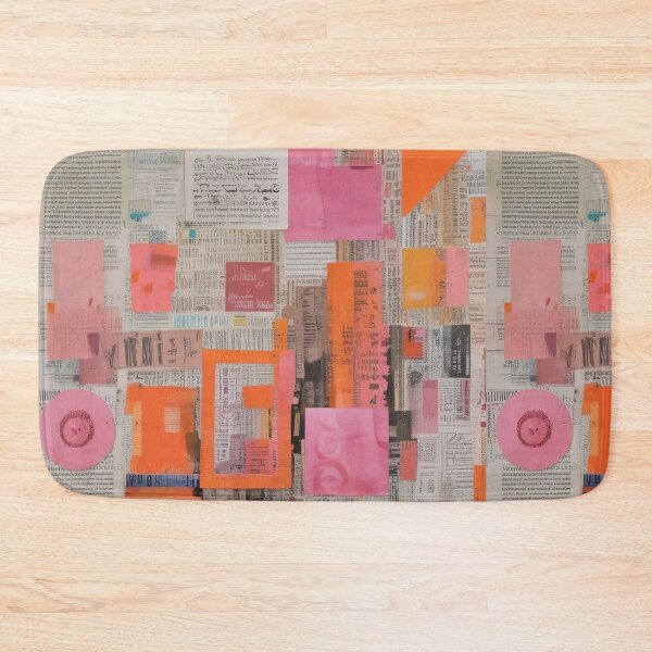 Item preview, Pink abstract collage designed and sold by GasconyPassion.