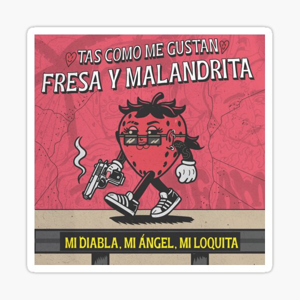 Item preview, Strawberry and Malandrita designed and sold by Muertetropical.