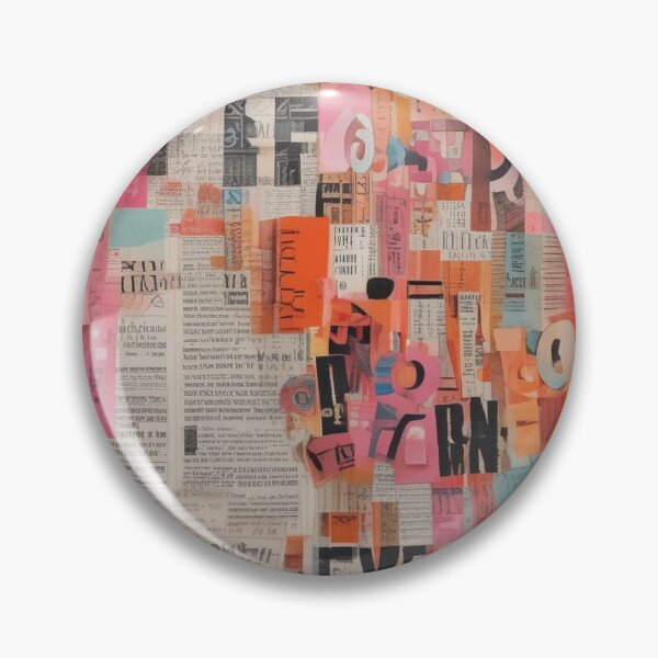 Artikelvorschau, Orange abstrakte Collage entworfen und verkauft von GasconyPassion.