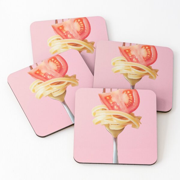 Item preview, Fork with pasta and tomato slice designed and sold by anytka.