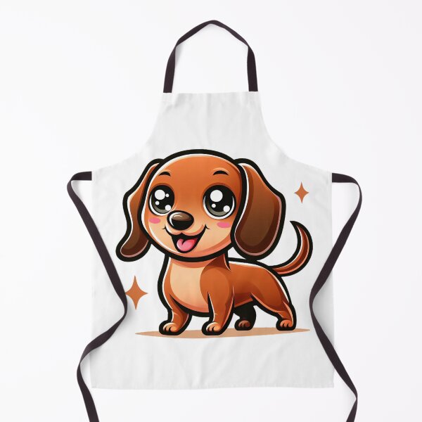 Item preview, Adorable Teckel Cartoon Sticker designed and sold by BrightNook.