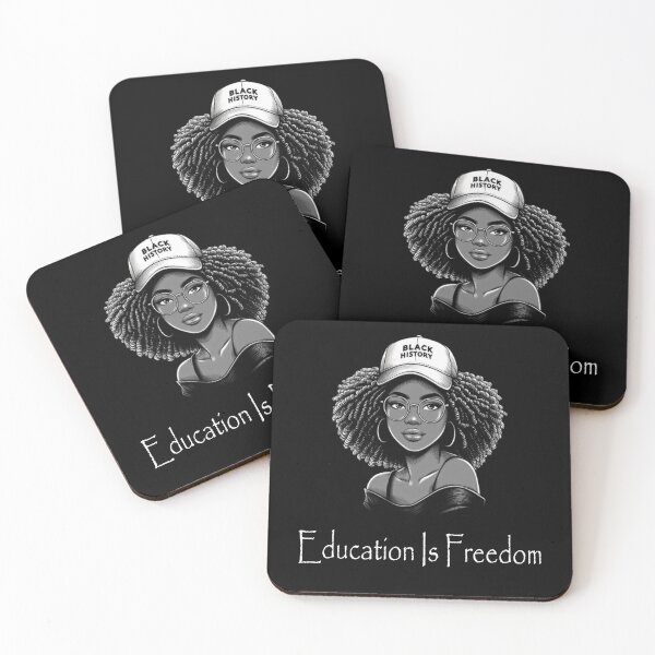 Item preview, Black History Teacher Education Is Freedom Nice Afro Women Gift designed and sold by Creat-Des.