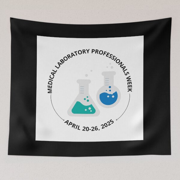 Item preview, Medical Laboratory Professionals Week April 20-26, 2025, cylinder conical beaker designed and sold by NikitaAg.