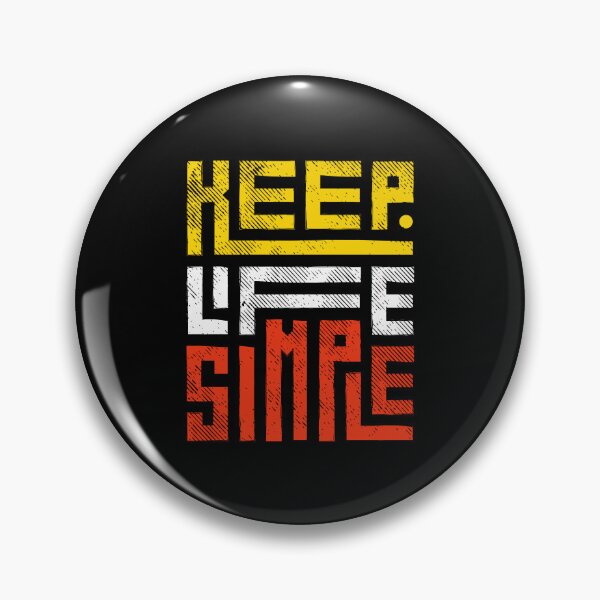 Item preview, Keep Life Simple designed and sold by PNGShop.