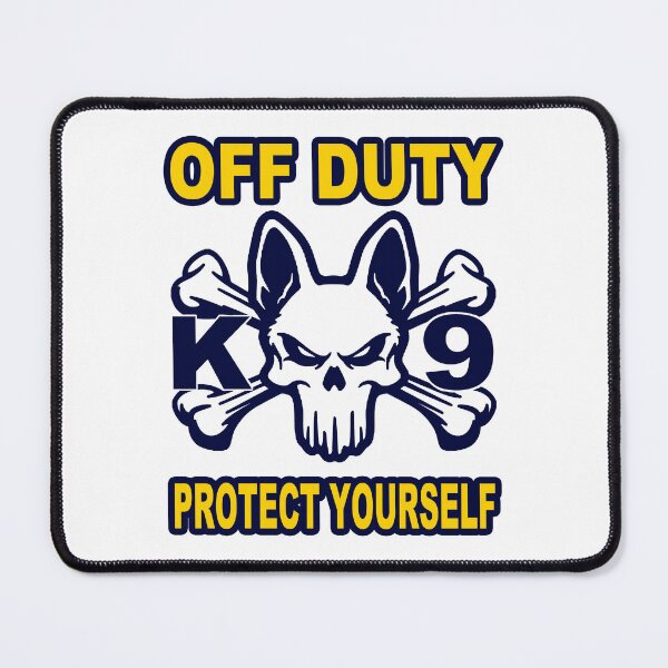 Item preview, Off Duty; K9 Dog; designed and sold by StickerApe.